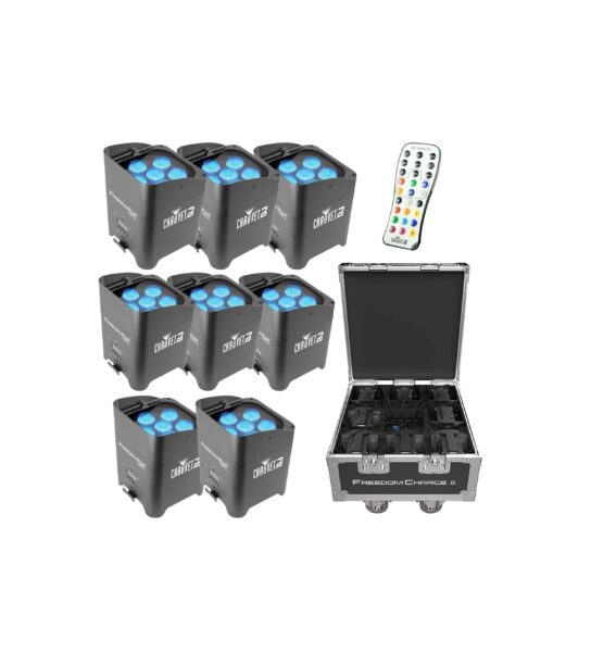 UPLIGHTS Chauvet Par Tri-6 Set of 9